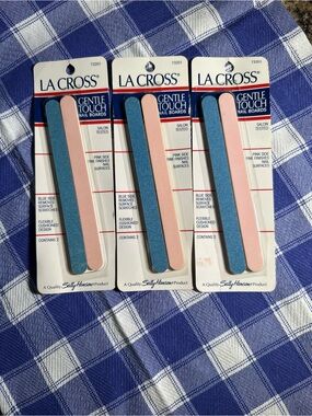 Gentle Touch Dual-Color Nail Boards — Blue & Pink (3 Pack)